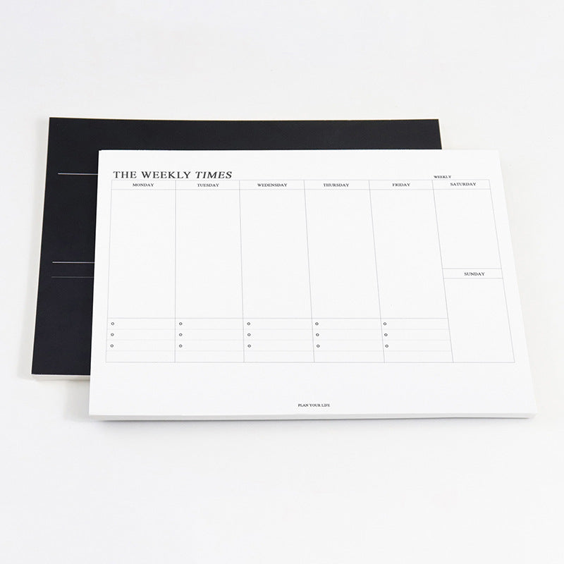 2024 Weekly Monthly Planner Notebook B5 Desk Notepad