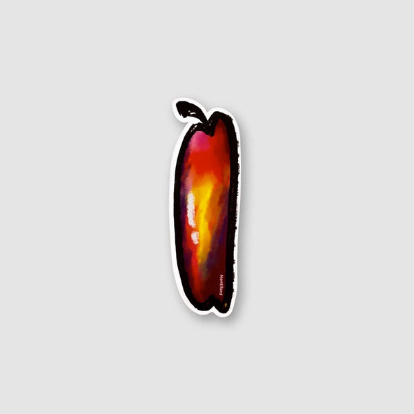Apple Bookmark Colorful Extra Thick Paper Hard Card