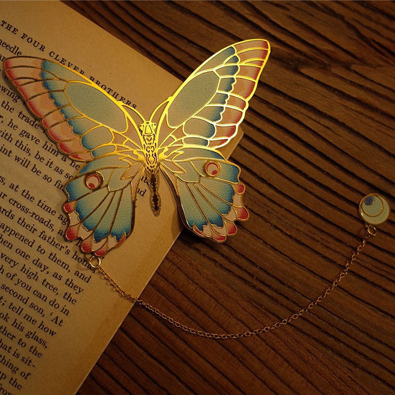 Butterfly Stainless Steel Metal Hollow Bookmark Original DesignButterfly Stainless Steel Metal Hollow Bookmark Original Design