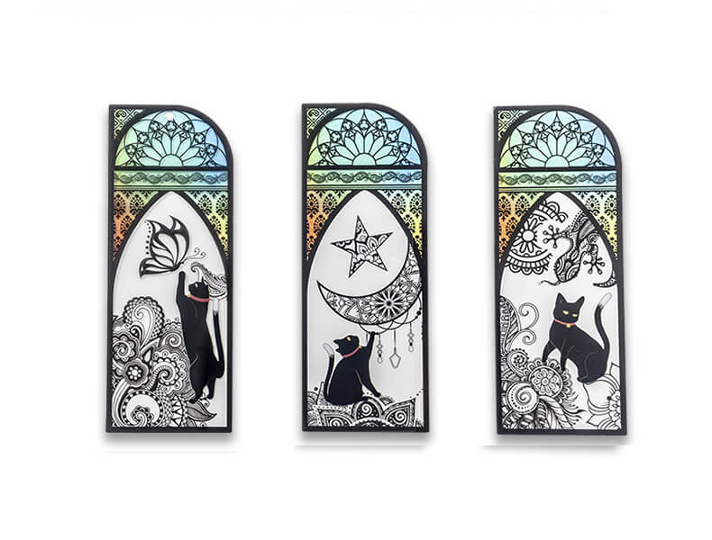 Black Cat PET Bookmarks