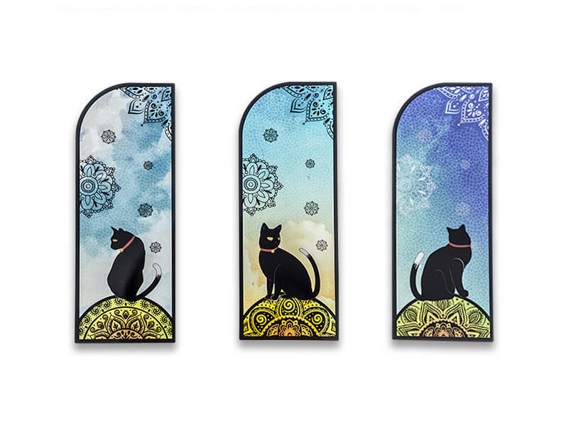 Black Cat PET Bookmarks