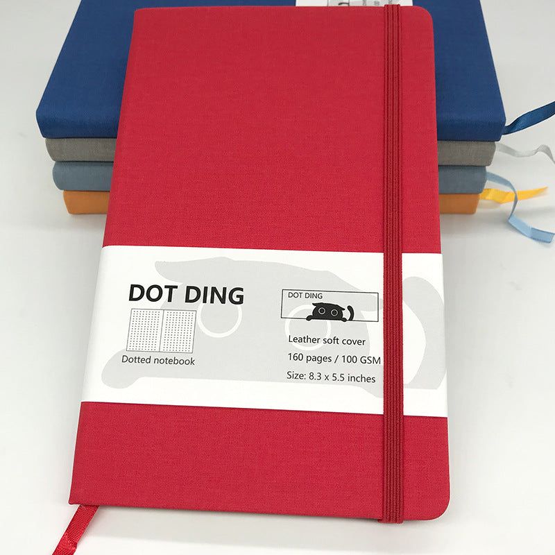Cloth Dotted Notebook A5 Bullet Journal Planner