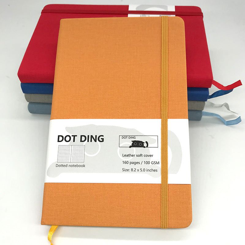Cloth Dotted Notebook A5 Bullet Journal Planner