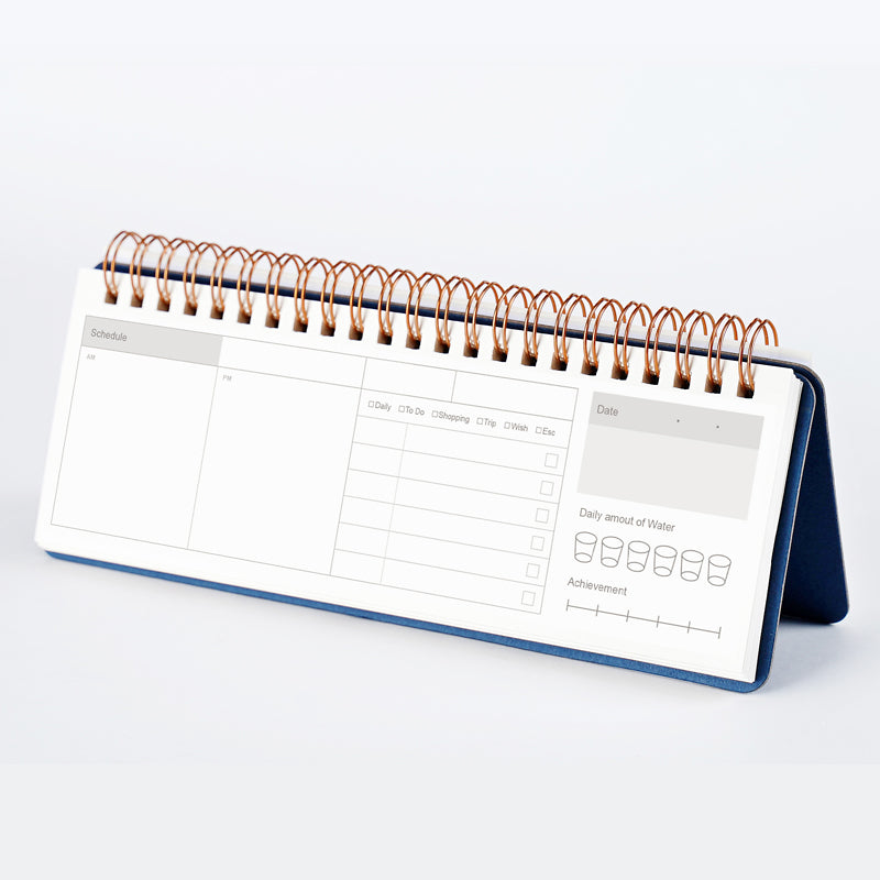 Daily Planner Habit Tracker Todolist Schedule Spiral Notebook