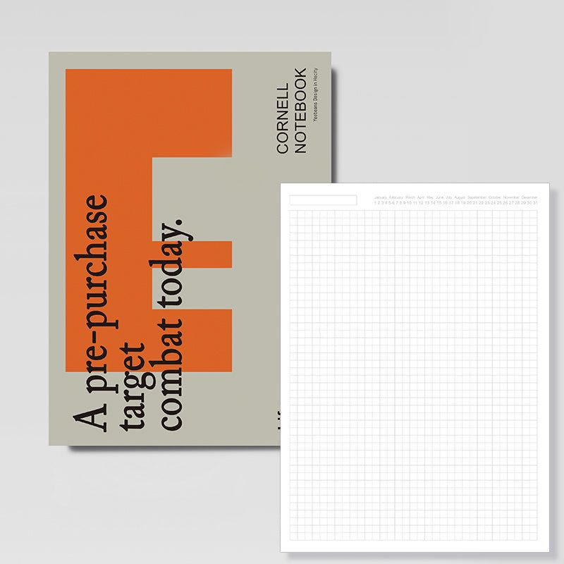 E Notebook B5 Cornell Lined Grid Blank Bullet Journal Paperback