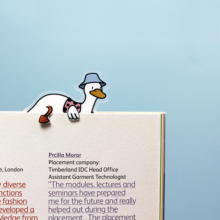 Mr.Duck Original Cartoon PP Bookmark Design - Set of 5