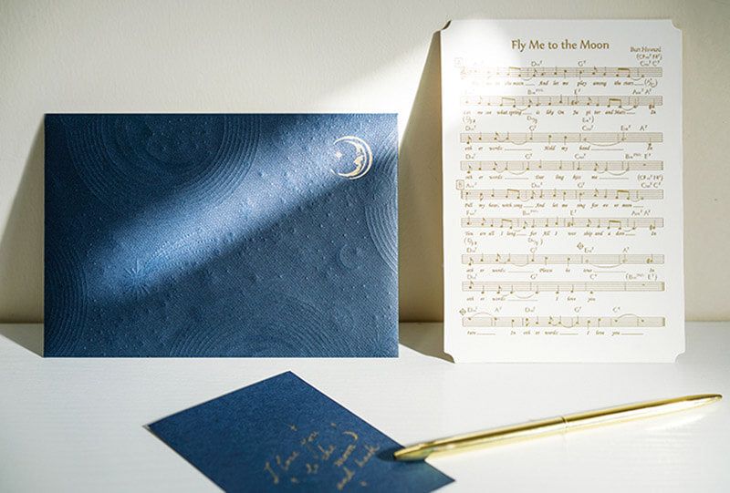 Music Score Greeting Card