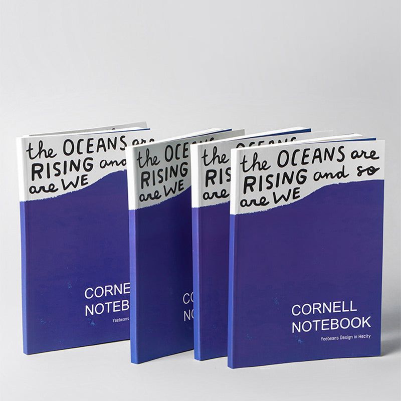 Ocean Bullet Journal B5 Cornell Lined Grid Blank Notebook Paperback
