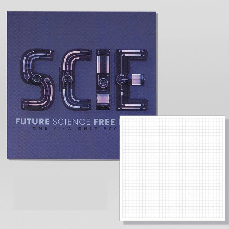 SCIE Square Notebook Grid Paperback Student Bullet Journal