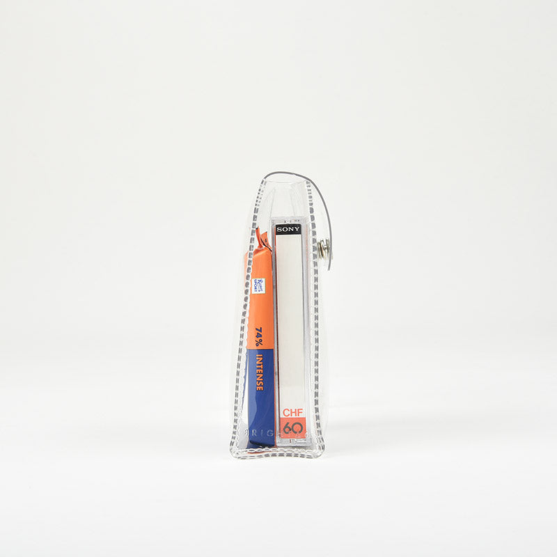 Transparent Super Thick PVC Pen Case Bag Big A4/A6 Desksetup