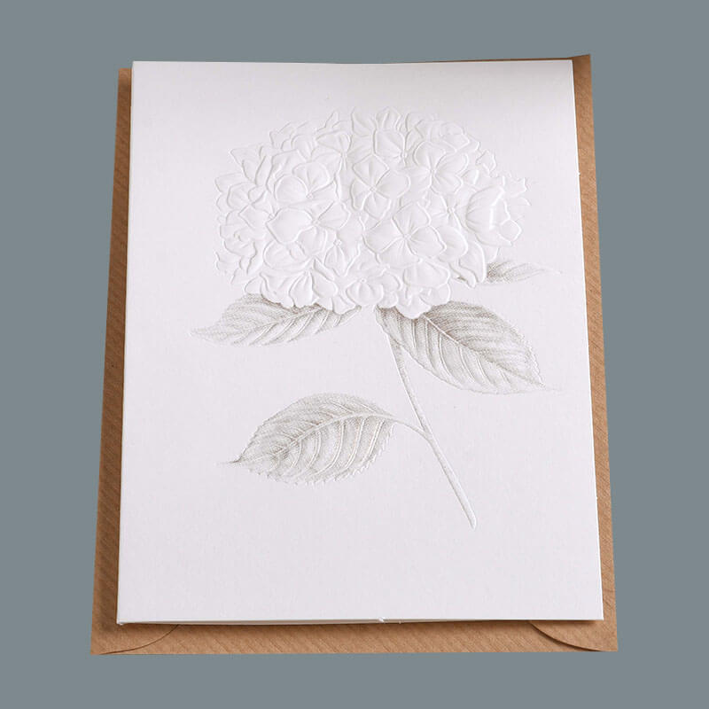 Hydrangea Flowers Greeting Card